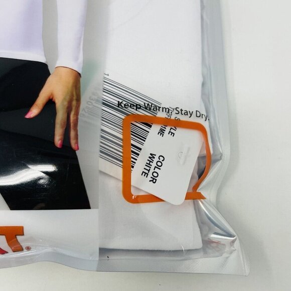 32 Degrees Cozy Heat Womens Size Large Scoop Neck Long-Sleeve Top in White 225 - Picture 5 of 8